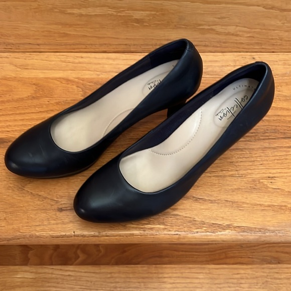 Clark Ultimate Comfort Collection Adriel Viola Shoes, NAVY, size 9.5M - Picture 12 of 14